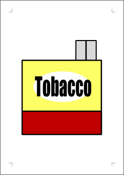 タバコ自販機の張り紙画像２